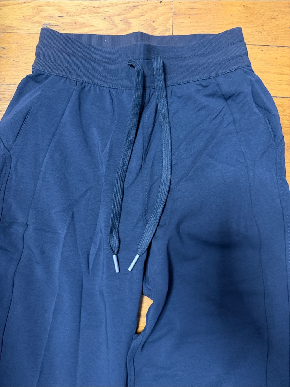 Grey Staightleg Drawstring Pants